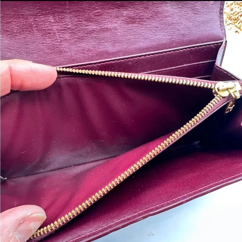 Authentic LOUIS VUITTON Rouge Fauviste Monogram Burgundy Vernis Patent Leather